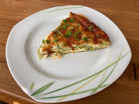 Lauchquiche Mit Bl Tterteig Rezept