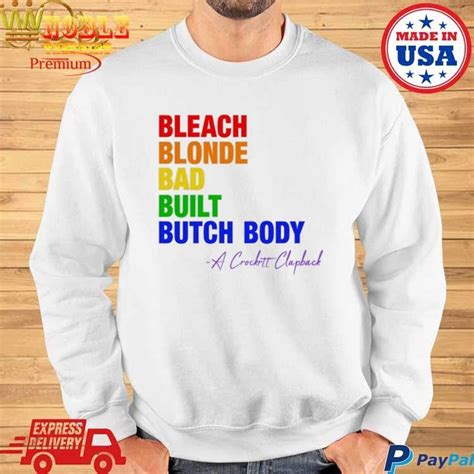 Official Jasmine Crockett Bleach Blonde Bad Built Butch Body Pride T