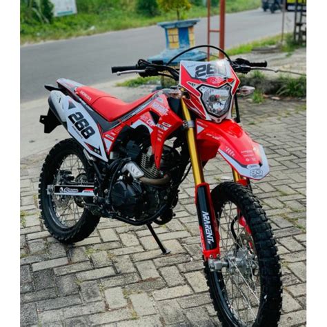 Jual Decal Crf Warna Merah Putih Full Body Terbaru Shopee Indonesia