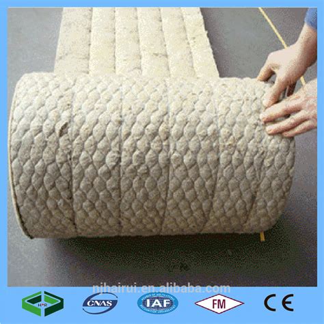 Wire Mesh Rock Wool Blanket Rock Wool Insulation Blanket Wire Mesh China Rock Wool Blanket