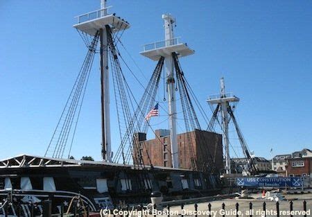 Photo of USS Constitution dockside in the Charlestown Navy Yard - www ...