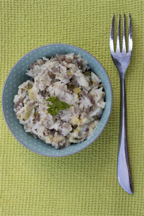 Riz Aux Courgettes B Uf Hach La Vache Qui Rit Au Cookeo Les