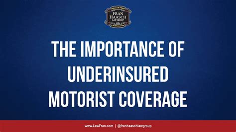 The Importance Of Underinsured Motorist Coverage Youtube