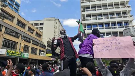 Maandamano Kenya Yavamiwa Na Wahalifu BBC News Swahili