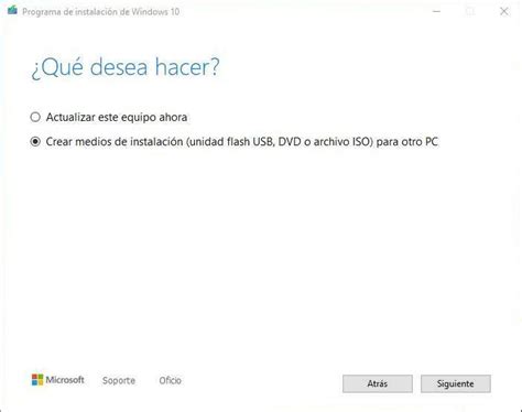 Cómo crear un USB para instalar Windows desde él