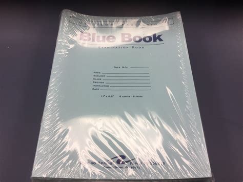 Blue Exam Booklet Queens College Campus Store