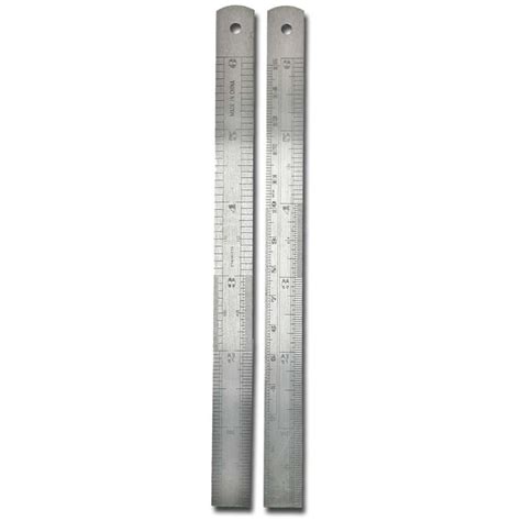 6 Inch Metal Rulers Inches & Metric Ruler 55247 2 Compact - Etsy