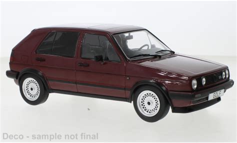 Miniature Volkswagen Golf Mcg Ii Gti Metallise Rouge Fonc