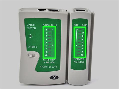 Ethernet Cable Tester Schematic