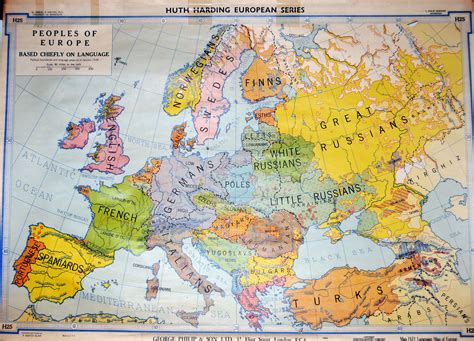 Map Of Europe In 1938 - New York Map Poster