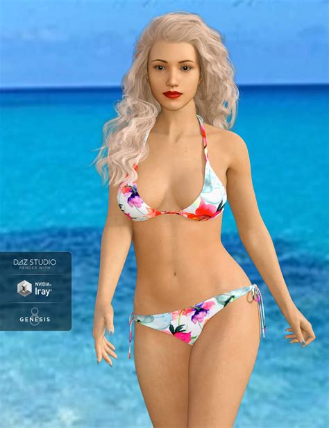 Handc比基尼泳装b创世纪8女 S Handc Bikini Swimsuit B For Genesis 8 Female S