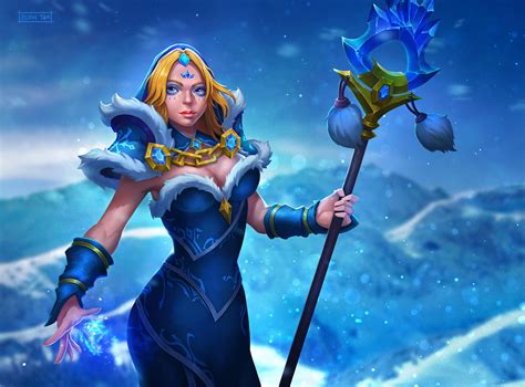 Crystal Maiden Dota 2 Snowdrop