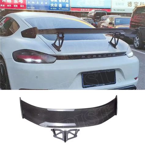 Auto Posteriore Tronco Spoiler Lip Ala Per Porsche 981 718 987 997 998