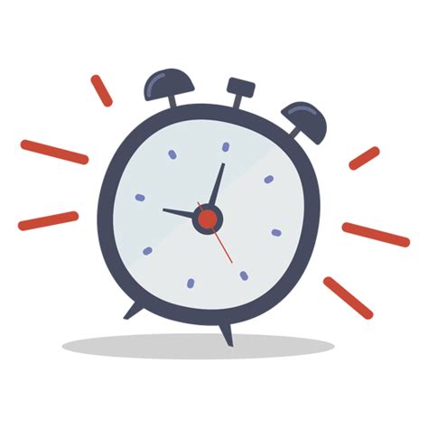 Alarm Clock Ringing Doodle Transparent PNG SVG Vector File