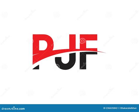 Pjf Letter Initial Logo Design Vector Illustration Stock Vector Illustration Of Element