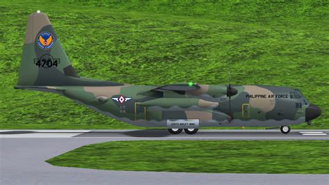 Philippine Air Force Lockheed C 130H Hercules 4704 For Turboprop Flight