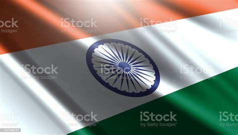 Indian Flag Wave 3d Animation Footage Background 4k Closeup Stock ...