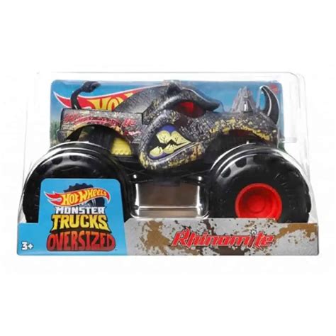 Hot Wheels Monster Trucks Rhinomite Escala 1 24 Universo Hot Wheels
