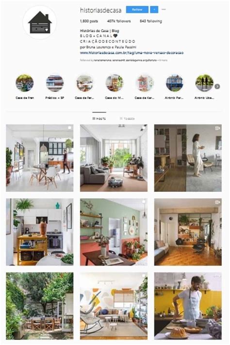 Os Melhores Perfis De Instagram De Design De Interiores