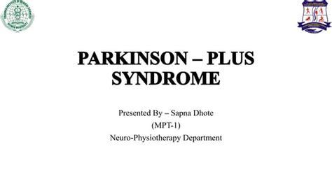 Parkinson Plus Seminar Pptpptx