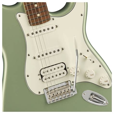 DISC Fender Player Stratocaster HSS PF, Sage Green Metallic at Gear4music