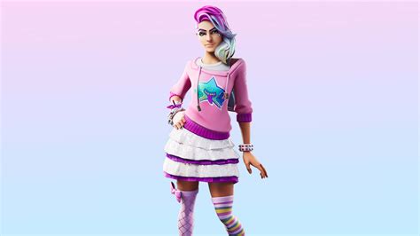 Fortnite Starlie Skin Outfit Uhd 4k Wallpaper Pixelz