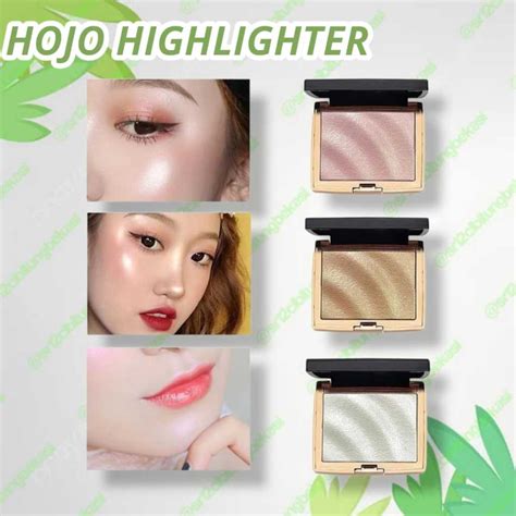 Jual ORI HOJO Highlighter Pallette Waterproof Glitter Highlighter