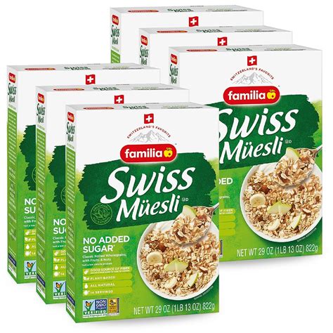 Amazon Familia Swiss Muesli Cereal 0g Added Sugar Energy Packed