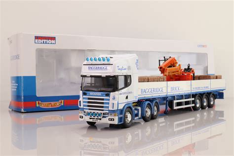 Corgi Cc Scania Topline Crane Trailer Bricks Load Baggeridge