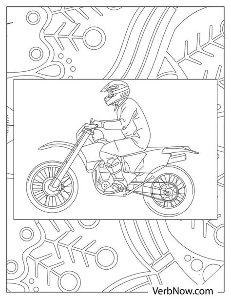 Free DIRT BIKE Coloring Pages for Download (Printable PDF)