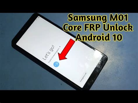 Samsung M01 Core FRP Bypass M013F Google Account Bypass Android 10