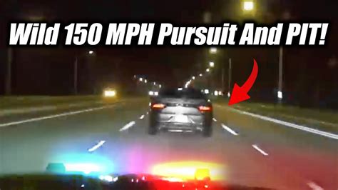 Wild Mph Pursuit Pit High Speed Thrills Unfold Police Cam