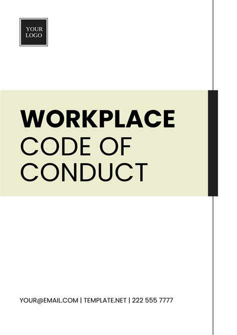 Workplace Code of Conduct Template - Edit Online & Download Example | Template.net