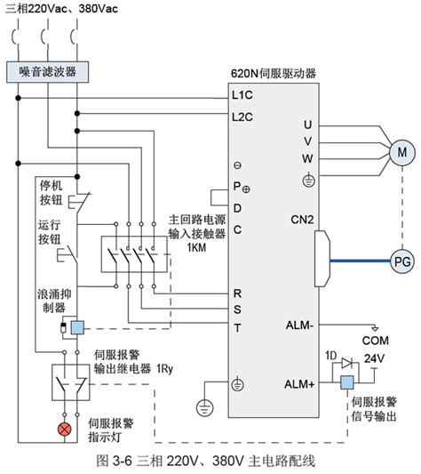 汇川伺服 Is620n系列 01 主电路及控制电路接线 知乎