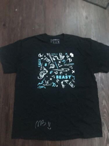 Limited Edition Signed Mr Beast Shirt Hour Mrbeast Livestream X