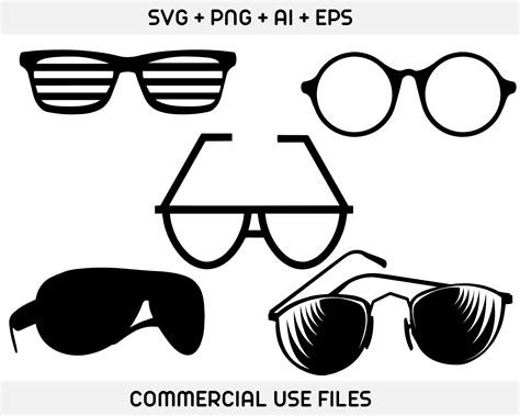 Glasses Svgeyeglasses Svg Bundle Sunglasses Svg Files For Etsy