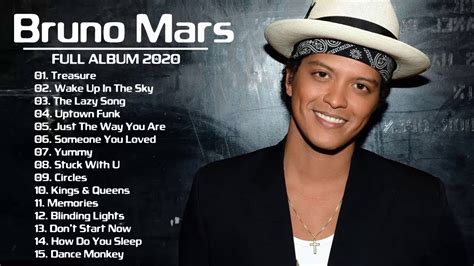 Grandes éxitos De Bruno Mars Las Mejores Canciones De Bruno Mars Youtube