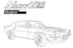 Chevy Camaro Coloring Page - Celebrate American Muscle Cars with ...