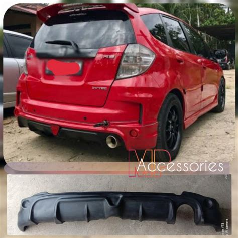 Jual Add On Bumper Mugen Belakang Honda Jazz GE8 Shopee Indonesia