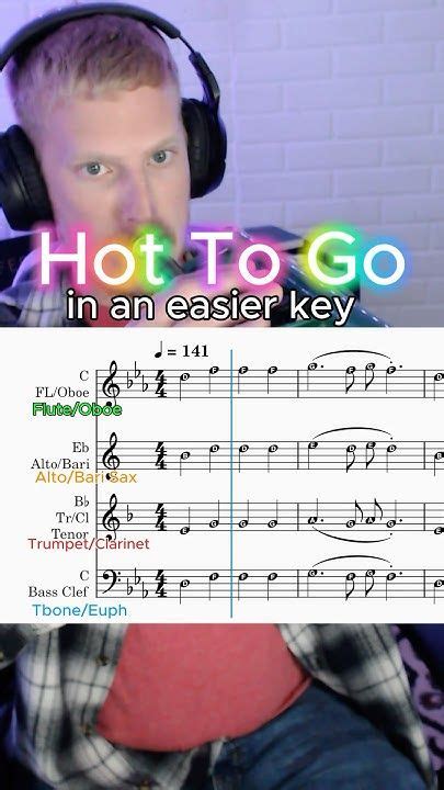 Hot To Go Sheet Music Easier Key In Clarinet Sheet Music Trombone Sheet Music Trumpet