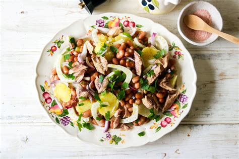 Romano Bean Salad with Canned Mackerel, Potatoes, and Fennel - Ontario ...