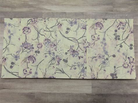 20 Vintage Purple Floral Paper Sheets Journal Paper-scrapbooking ...