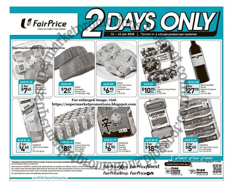 Ntuc Fairprice Fairprice Supermarket Promotion Ntuc