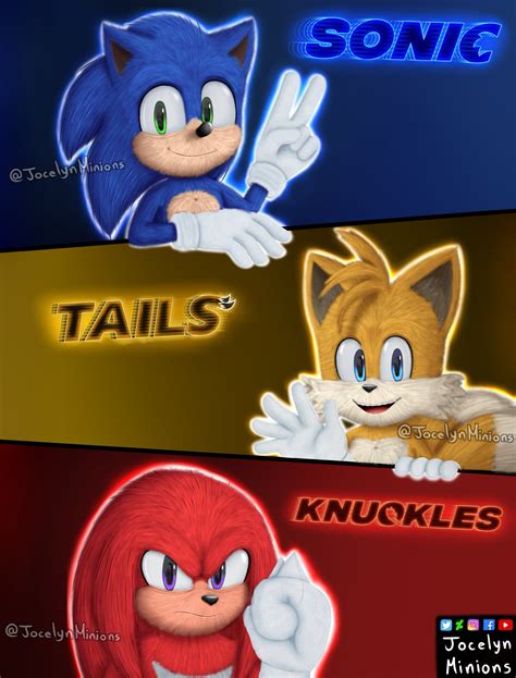 Commss Open Jocelynminions On Twitter Sonic Tails And Knuckles