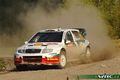 Schwarz Armin Wicha Klaus Škoda Fabia WRC Wales Rally GB 2005