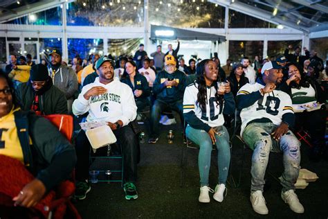 University of Michigan VS Michigan State Football Game Watch Party ...