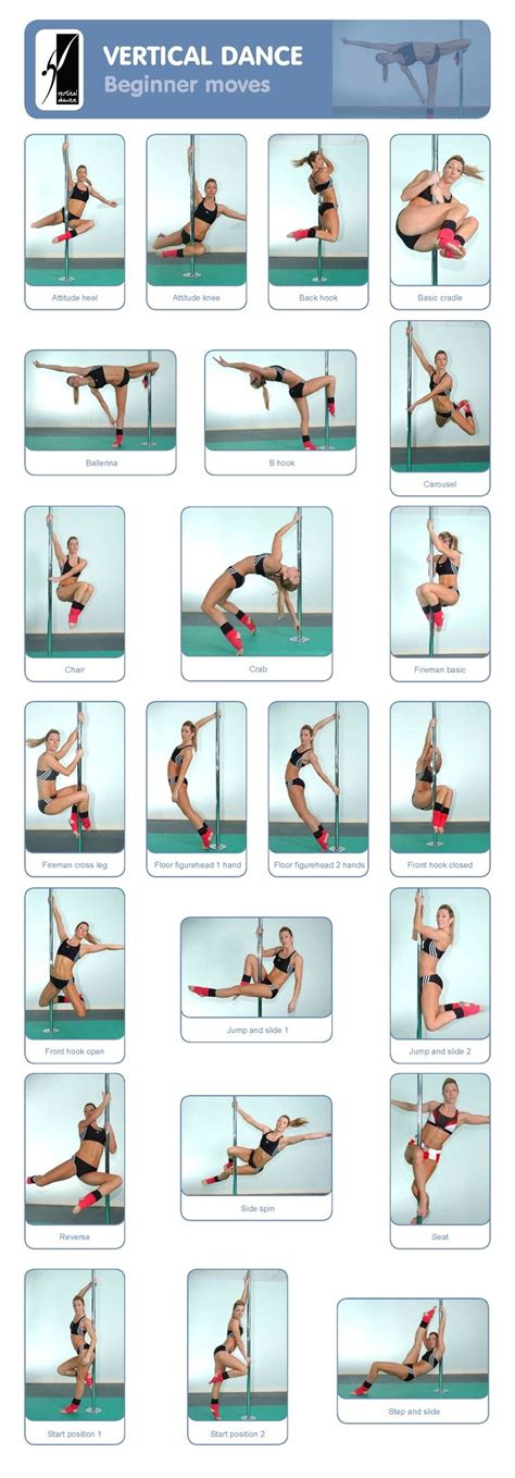 Fitness Pole Dancing Vertical Dance Beginner Moves Kur