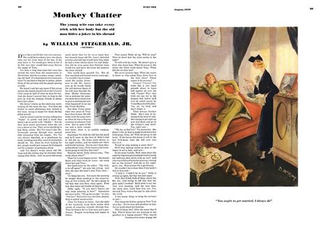 Monkey Chatter | Esquire | AUGUST 1936