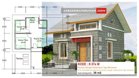 Rumah Sangat Sederhana Tapi Menawan | Jasa Desain RumahJasa Desain Rumah