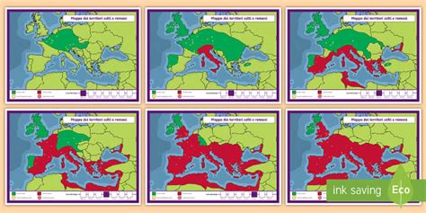 Mappa Dell EspanSione Dell Impero Romano Poster Twinkl